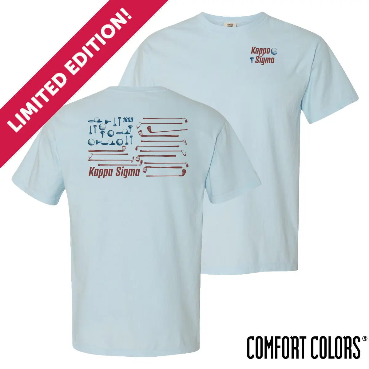Kappa Sig Fore The Brotherhood Short Sleeve Golf Tee.