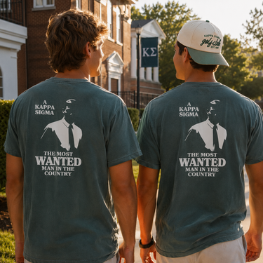 Exclusive Kappa Sig Most Wanted Man Short Sleeve Tee