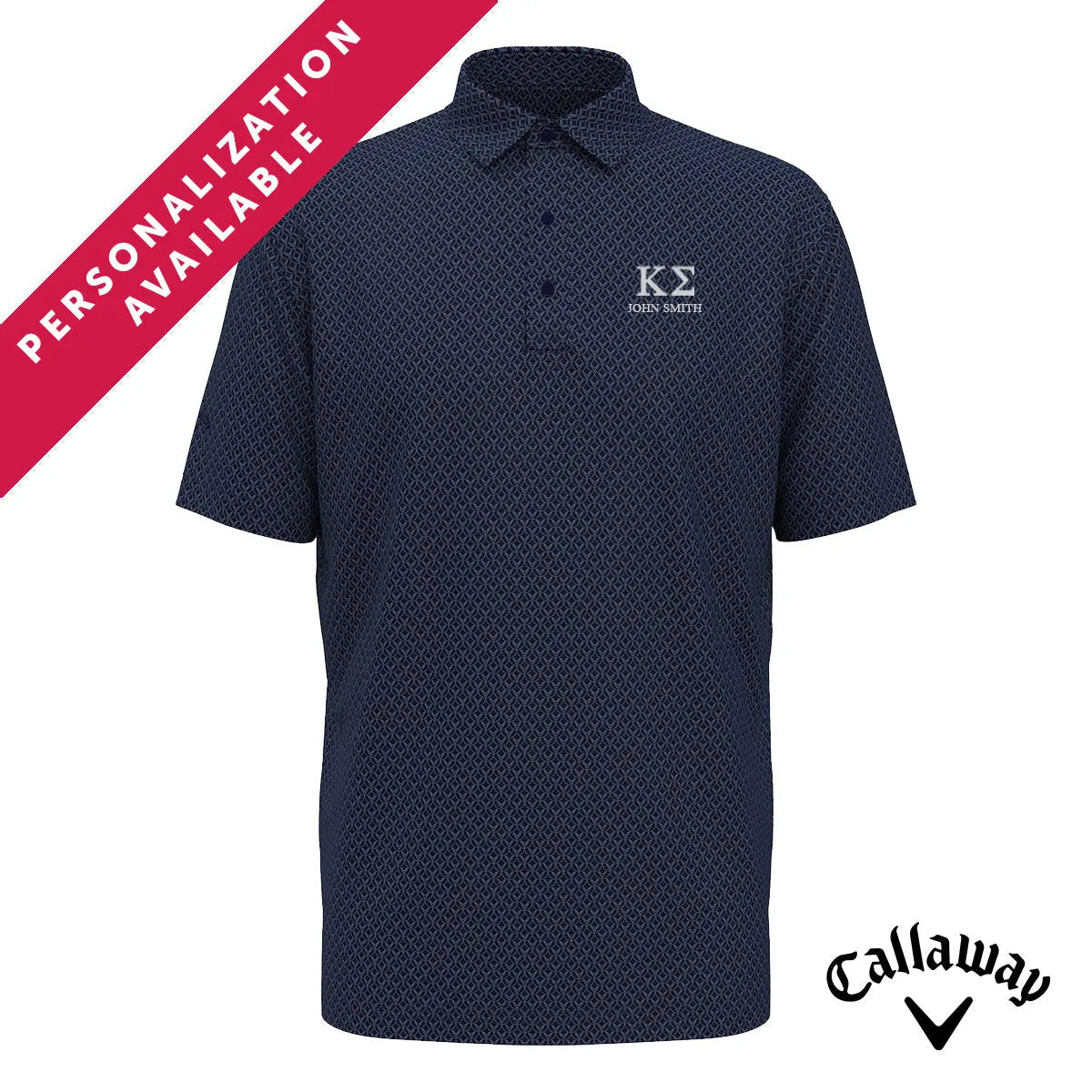 New! Kappa Sig Callaway Chevron Patterned Polo Kappa Sigma