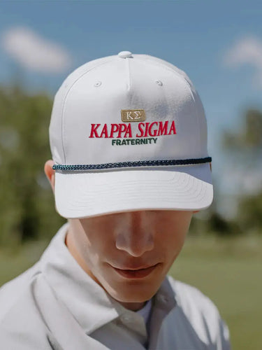 New! Kappa Sig White Richardson Rope Hat Kappa Sigma