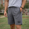 Kappa Sig 7in Grey Pocketed Shorts Kappa Sigma