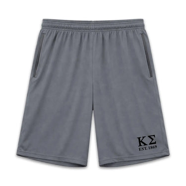 Kappa Sig 7in Grey Pocketed Shorts Kappa Sigma