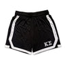 Kappa Sig Frat Black 7" Mesh Shorts.