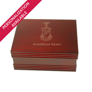 Kappa Sig Deluxe Engraved Rosewood Box
