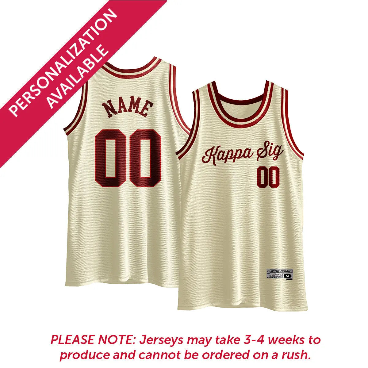 Kappa Sig Retro Basketball Jersey.