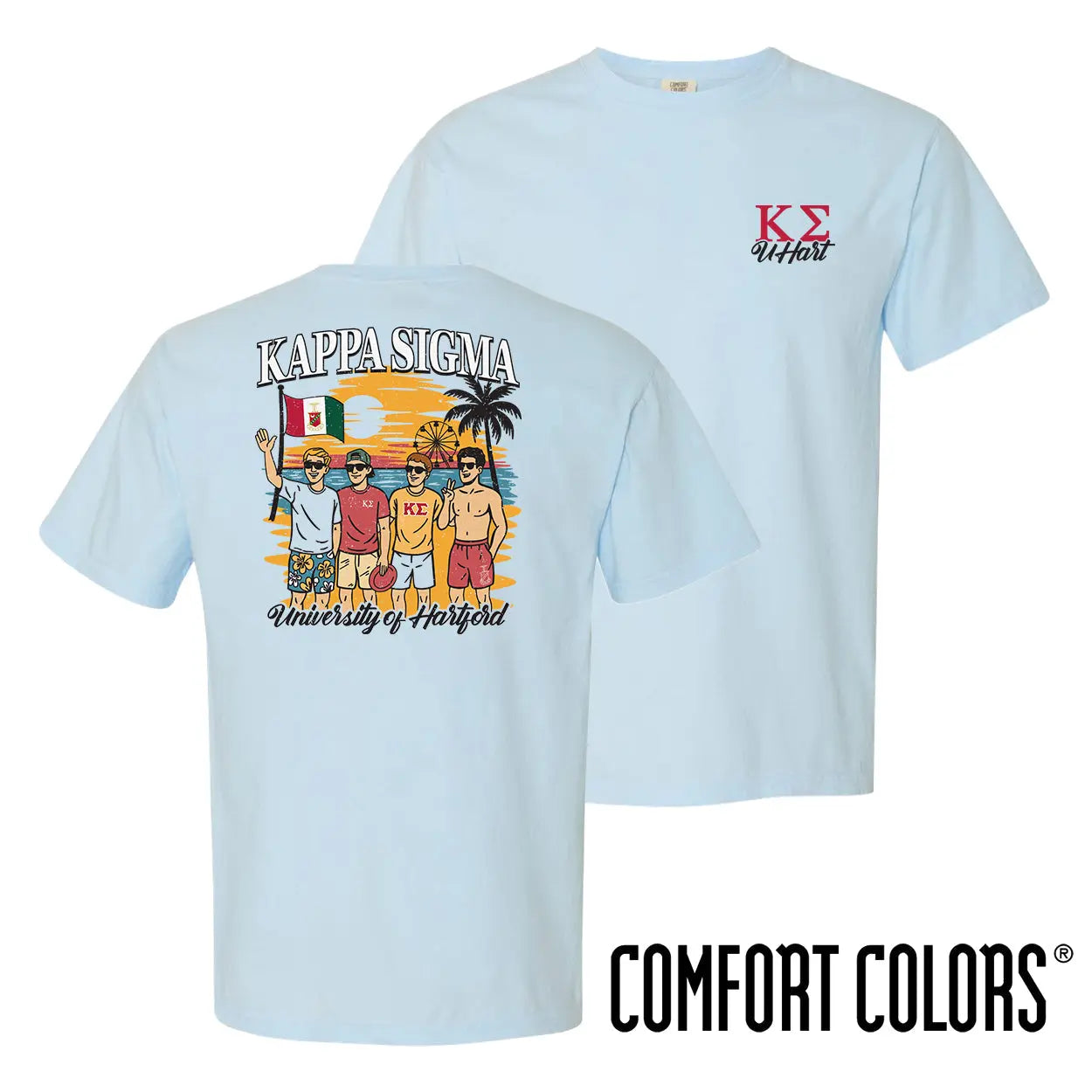 Kappa Sig University of Hartford Short Sleeve Tee.