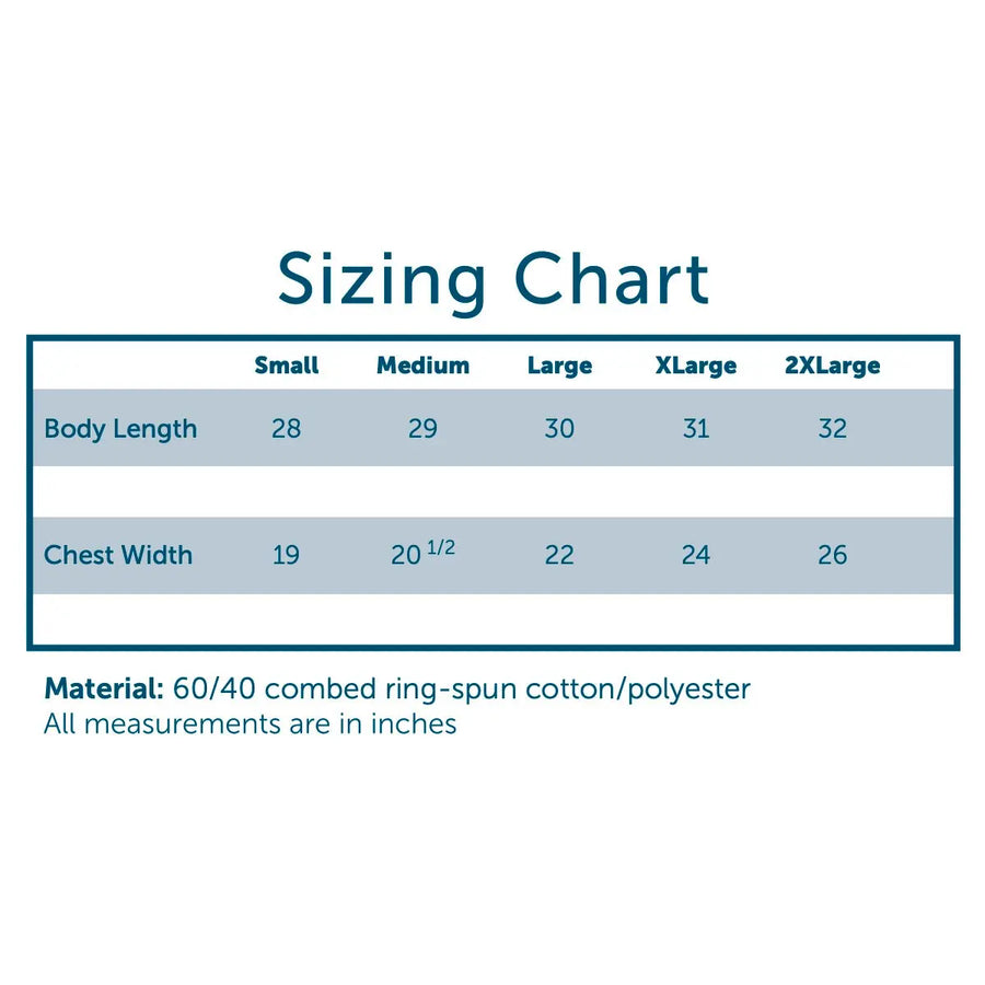Comfort Colors Size Chart
