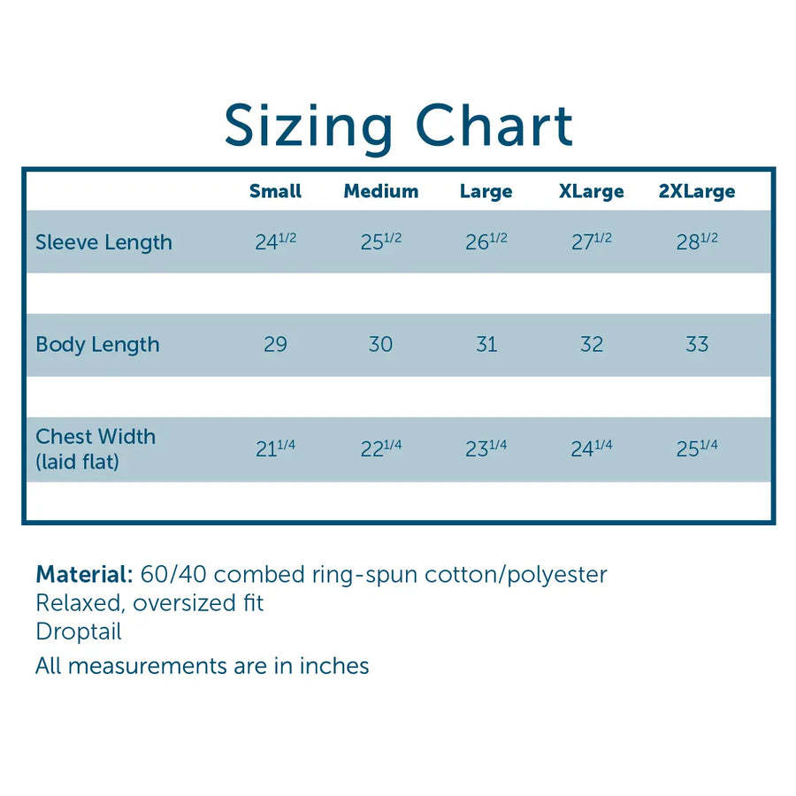 Comfort Colors Size Chart