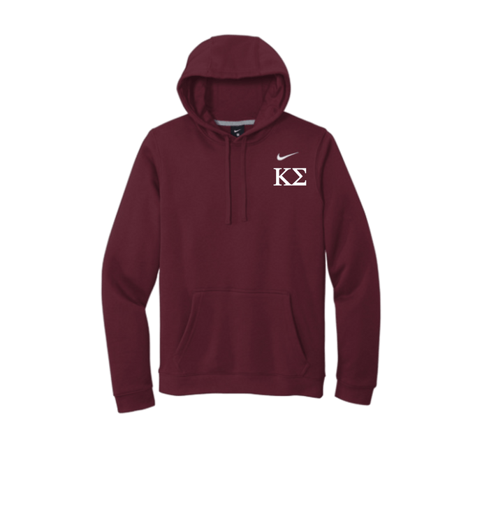 Dark Maroon Printed Hoody Front