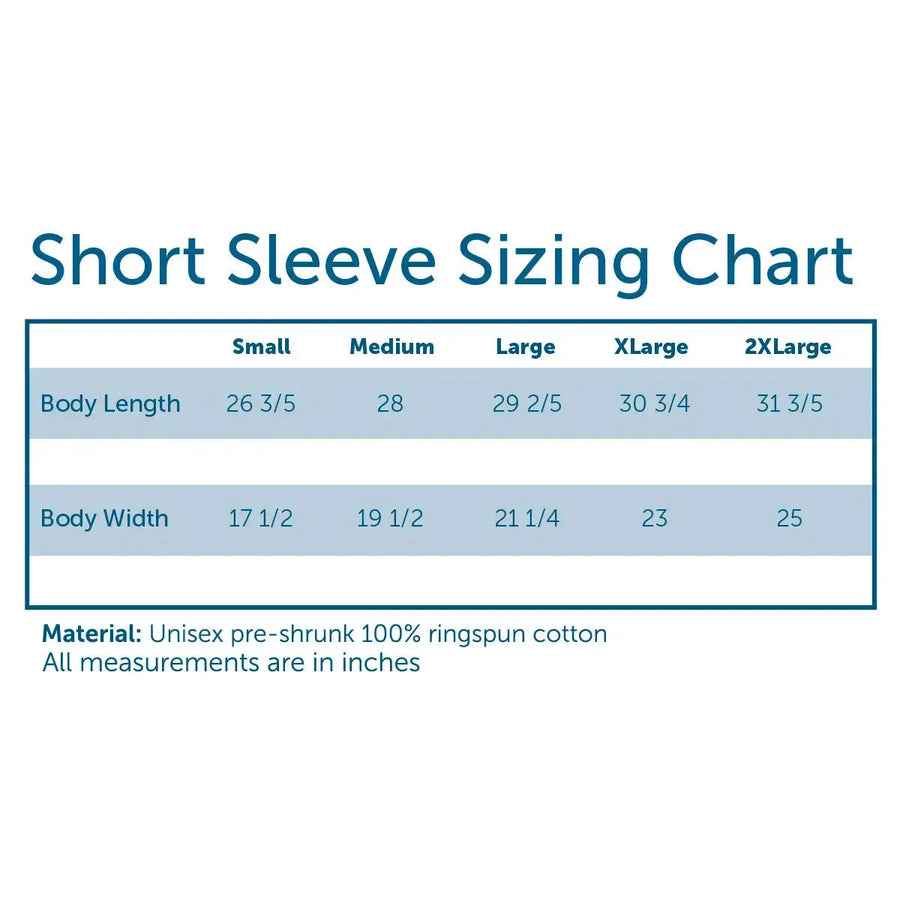 Comfort Colors Size Chart