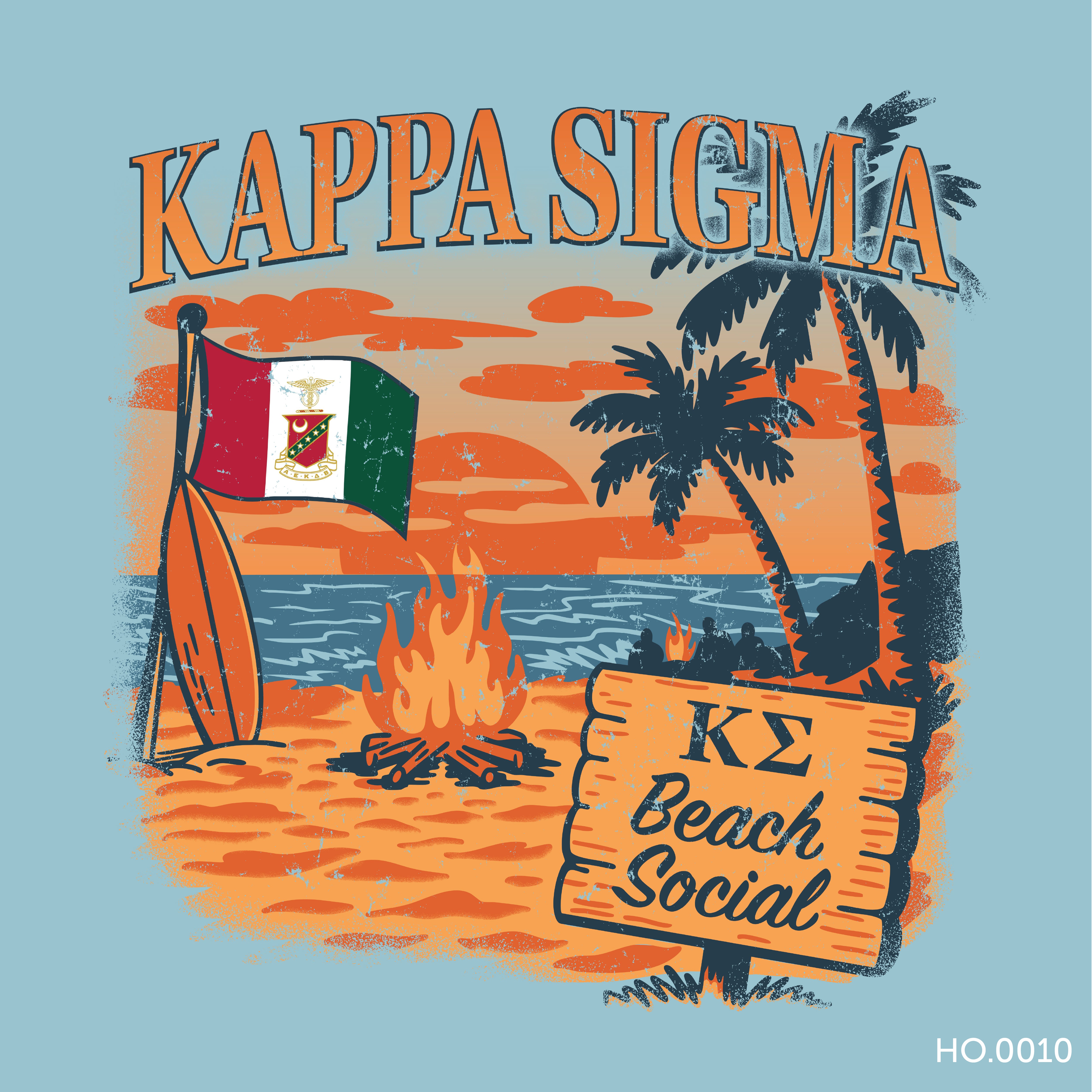 Kappa Sigma Beach Social Tee