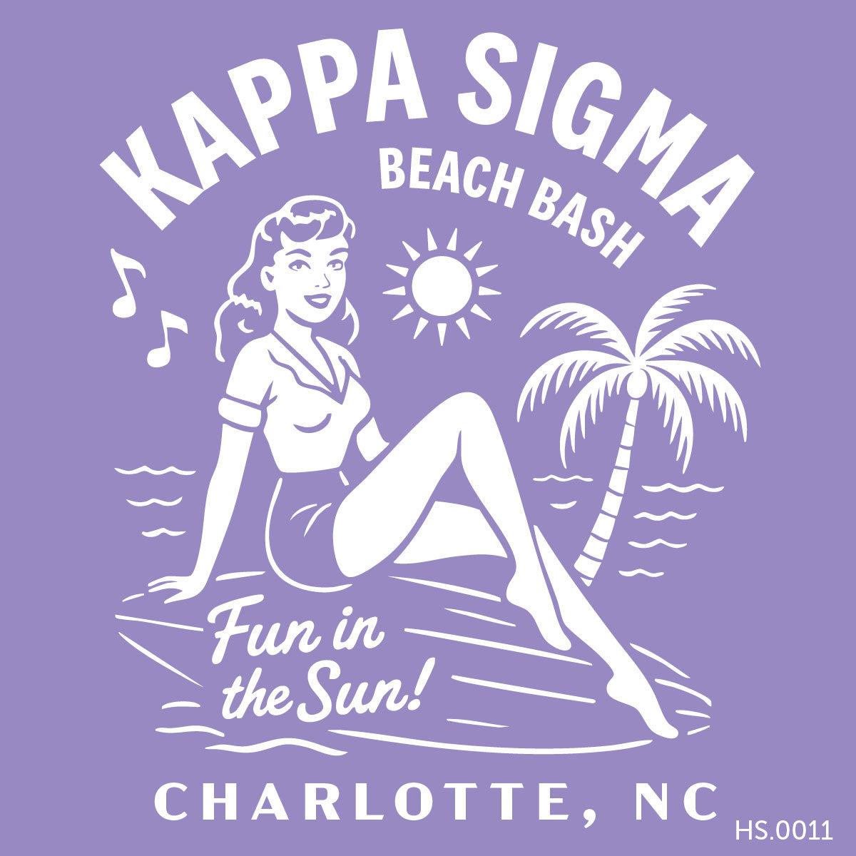 Kappa Sigma Charlotte Beach Bash Tee