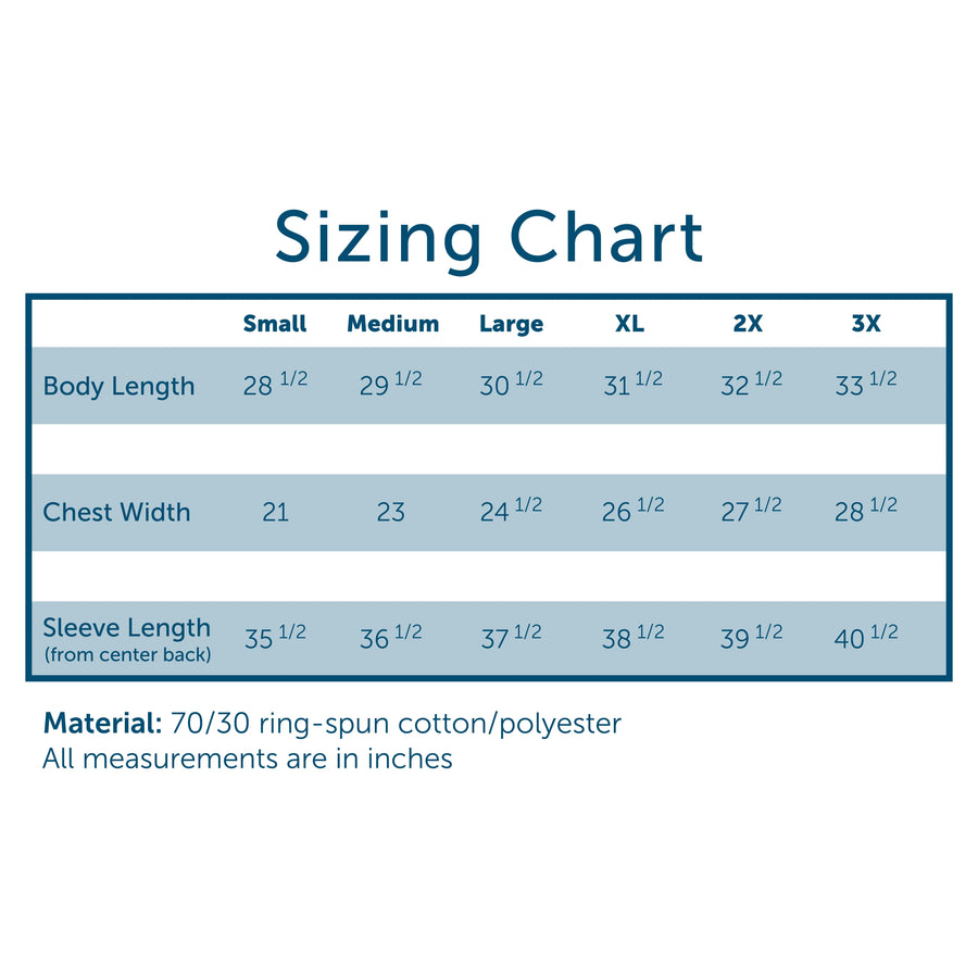 Comfort Colors Size Chart