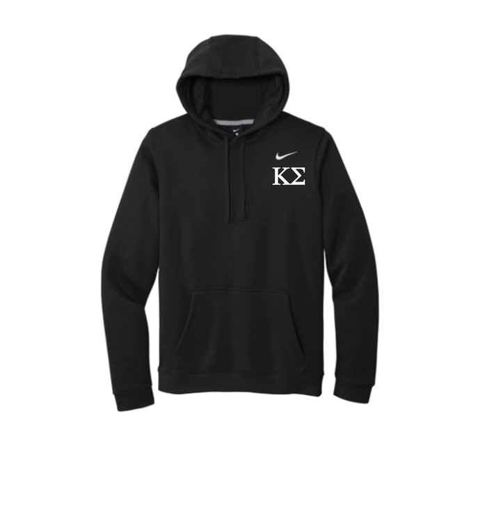 Black Printed Hoody Front