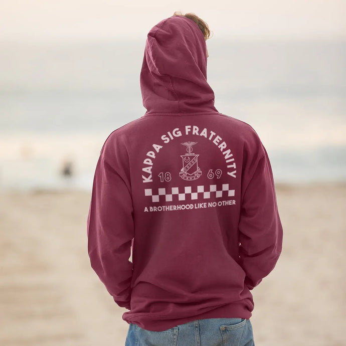 Kappa Sig Retro Block Graphic Hoodie - Kappa Sigma Official Store
