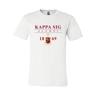 Kappa Sig Alumni Crest Short Sleeve Tee