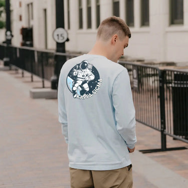 Kappa Sig Comfort Colors Space Age Long Sleeve Pocket Tee - Kappa Sigma Official Store