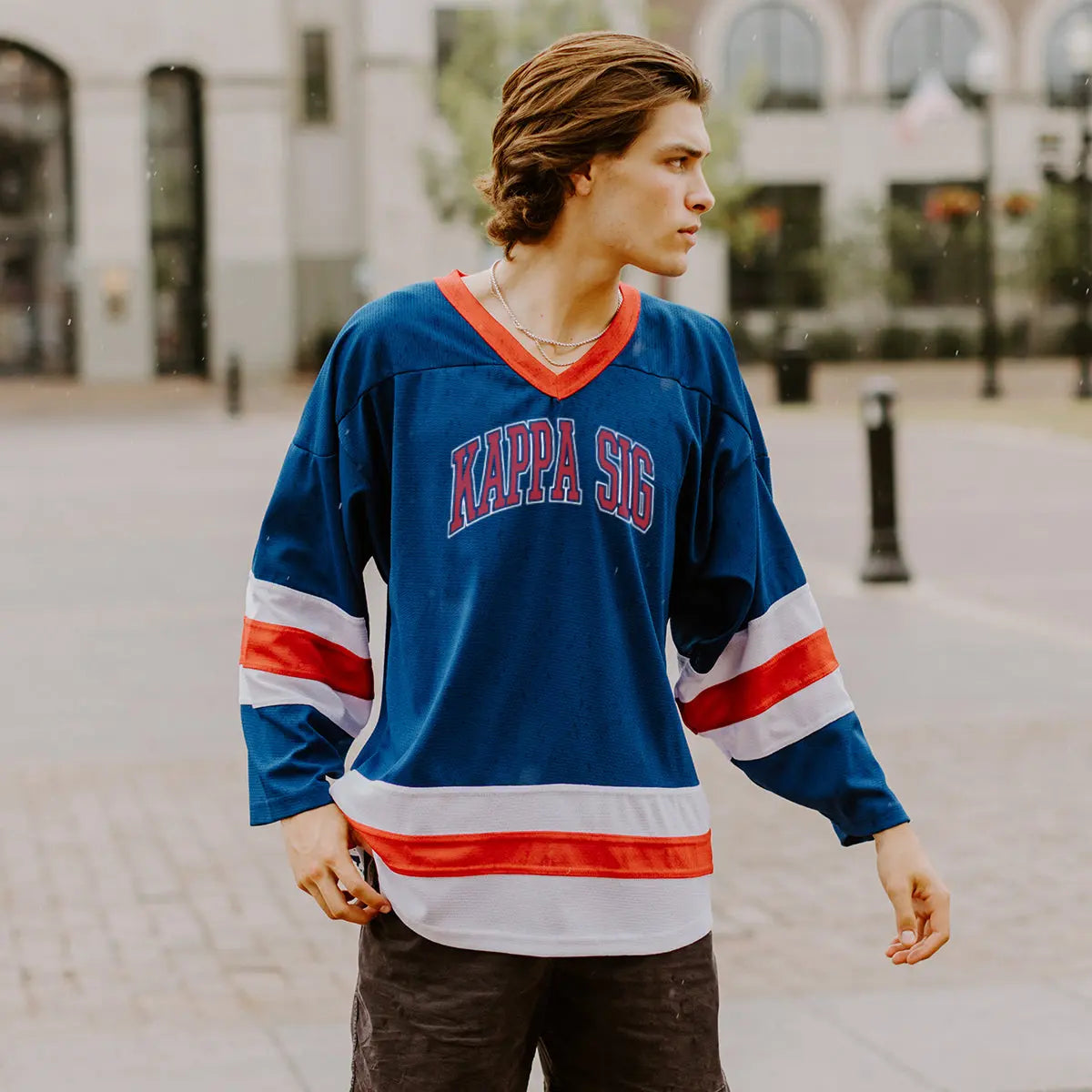 Kappa Sig Personalized Patriotic Hockey Jersey - Kappa Sigma Official Store
