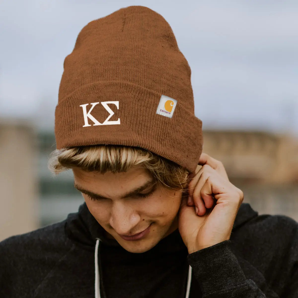 Kappa Sig Brown Carhartt Beanie - Kappa Sigma Official Store