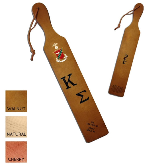 Kappa Sig Personalized Traditional Paddle