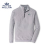 Kappa Sig Peter Millar Perth Mini Stripe Stretch Quarter Zip with Greek Letters - Kappa Sigma Official Store