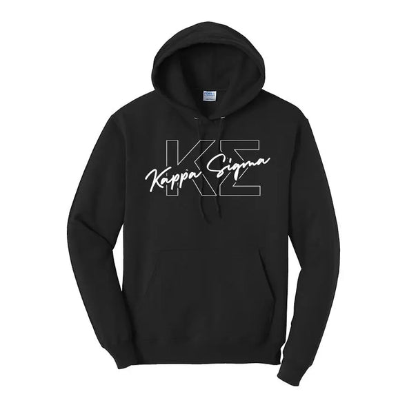 Kappa Sig Retro Letter Hoodie