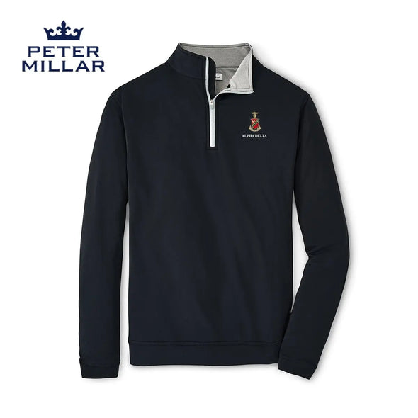 Kappa Sig Peter Millar Perth Stretch Quarter Zip with Crest