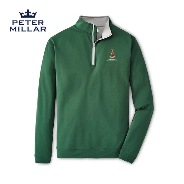 Kappa Sig Peter Millar Perth Stretch Quarter Zip with Crest