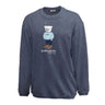 Kappa Sig Navy Sandwash Bear Crewneck - Kappa Sigma Official Store