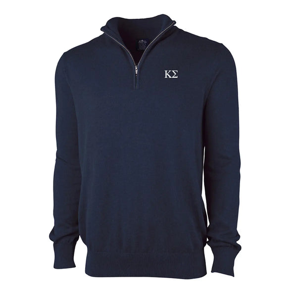 Kappa Zip Sigma Navy – Kappa Store Sweater Quarter Letter Sig Official