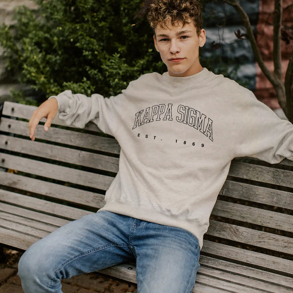 Kappa Sig Classic Neutral Crewneck