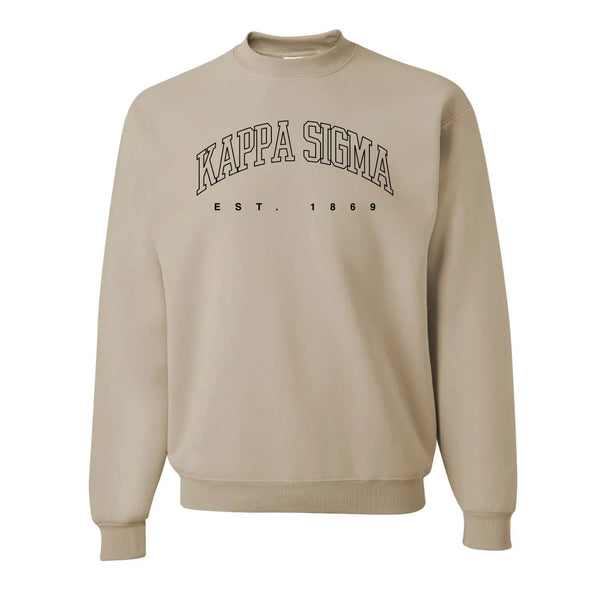 Kappa Sig Classic Neutral Crewneck
