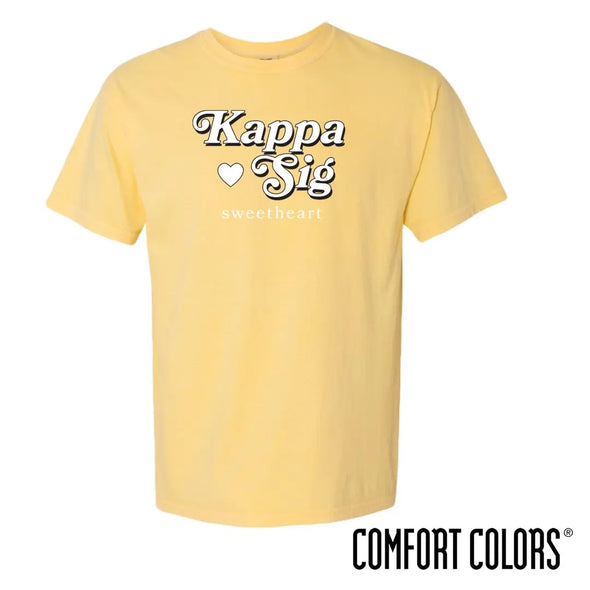 Kappa Sig Comfort Colors Retro Sweetheart Tee