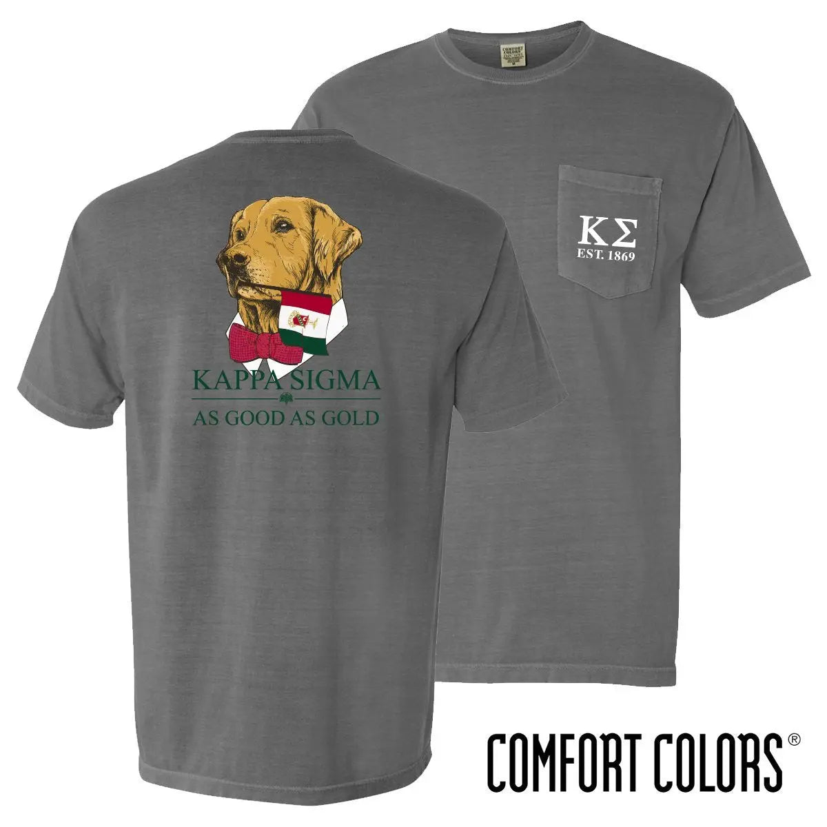 Kappa Sig Comfort Colors Retriever Flag Tee - Kappa Sigma Official Store