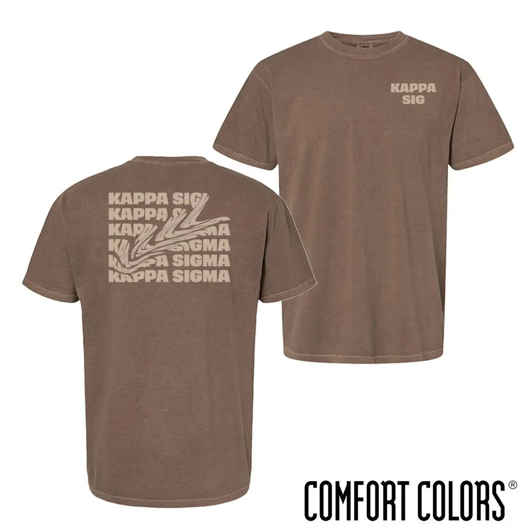 Kappa Sig Comfort Colors Liquify Short Sleeve Tee - Kappa Sigma Official Store