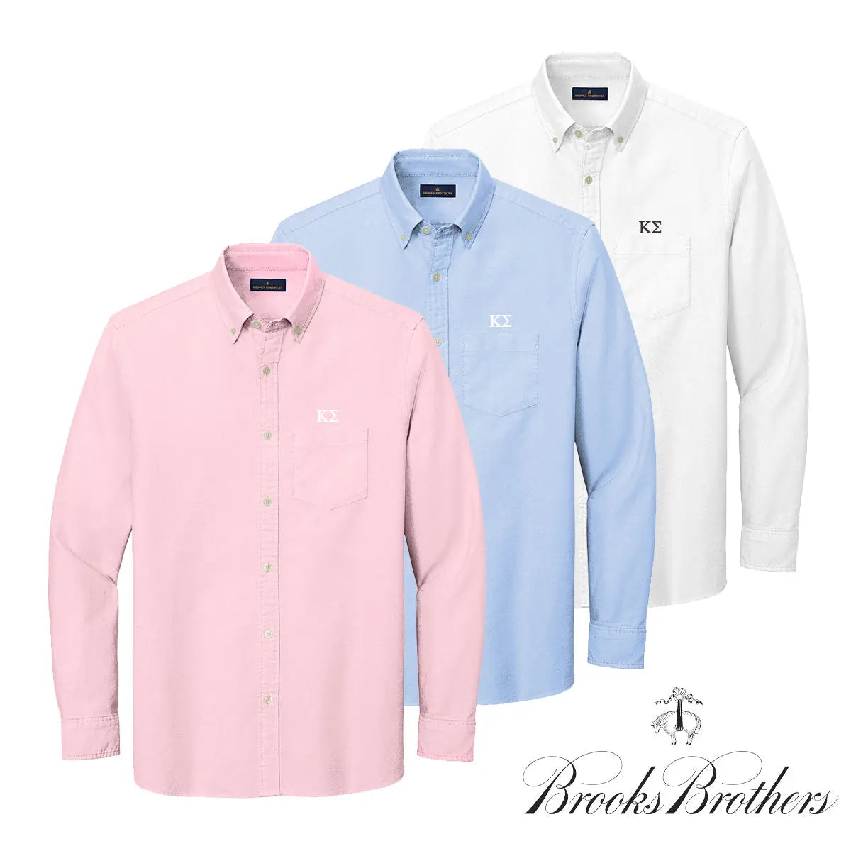 Kappa Sig Brooks Brothers Oxford Button Up Shirt - Kappa Sigma Official Store