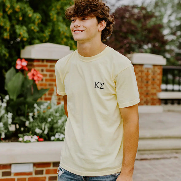 Kappa Sig Lightweight Badge Short Sleeve Tee