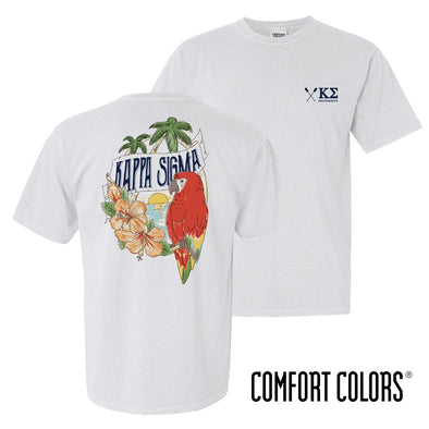New! Kappa Sig Comfort Colors Tropical Tee