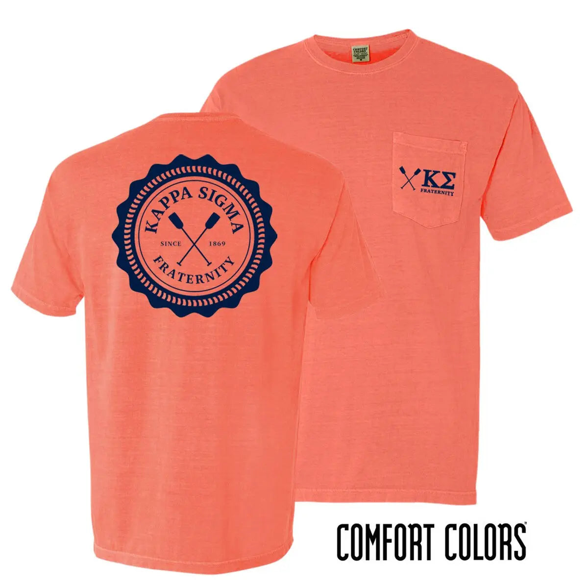 Kappa Sig Coastal Comfort Colors Pocket Tee