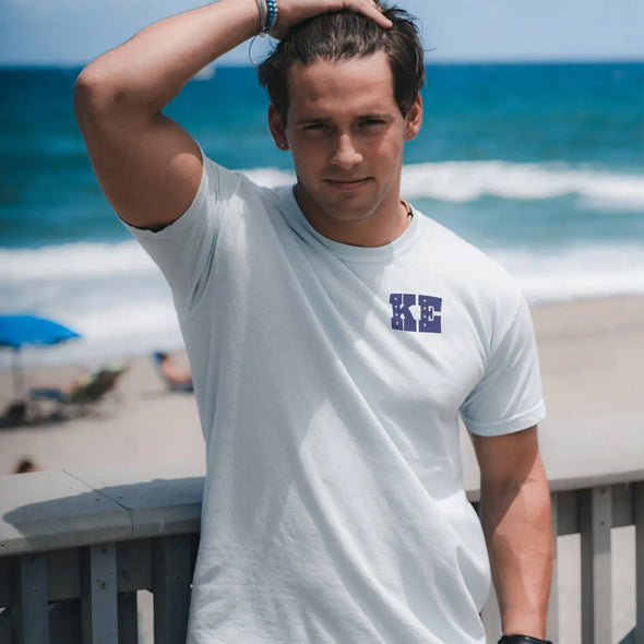 Kappa Sig Comfort Colors Stars & Stripes White Short Sleeve Tee