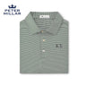 Kappa Sig Peter Millar Jubilee Stripe Stretch Jersey Polo with Greek Letters - Kappa Sigma Official Store
