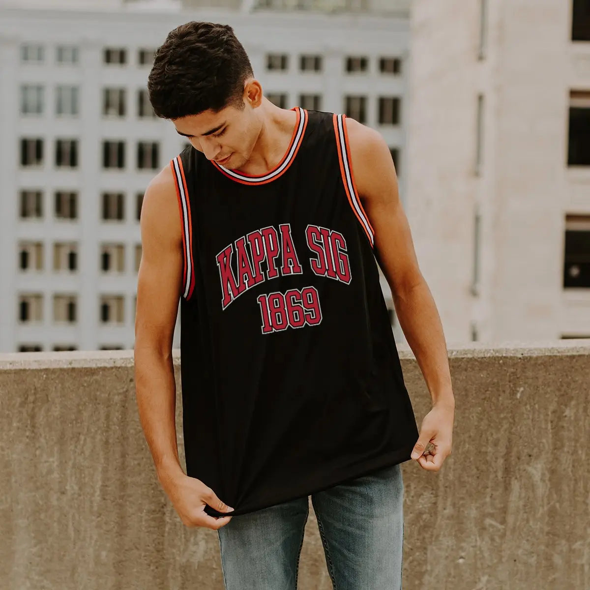 Kappa Sig Black Basketball Jersey