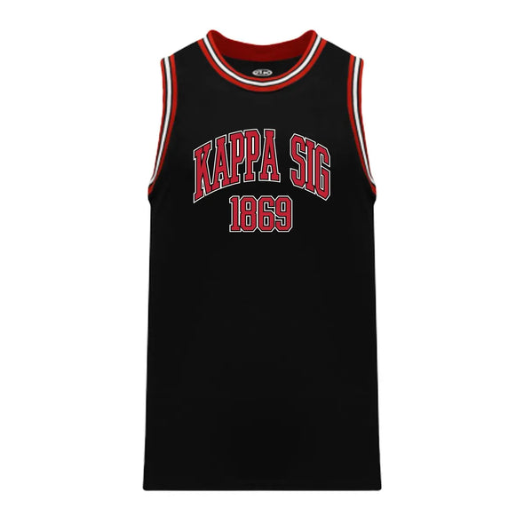 Kappa Sig Black Basketball Jersey