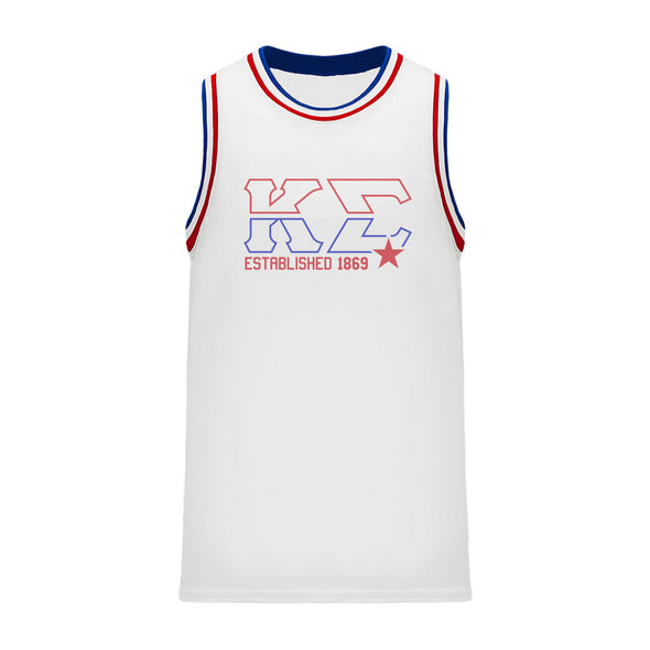 Kappa Sig Retro Block Basketball Jersey
