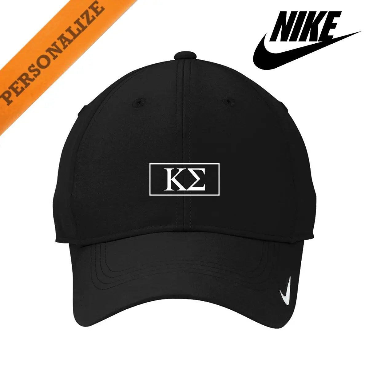 Kappa Sig Personalized Black Nike Dri-FIT Performance Hat - Kappa Sigma Official Store