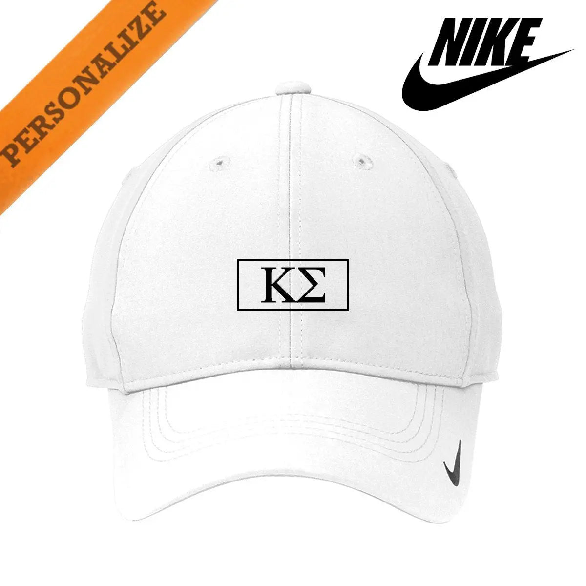 Kappa Sig Personalized White Nike Dri-FIT Performance Hat - Kappa Sigma Official Store