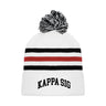 Kappa Sig White Hockey Knit Beanie - Kappa Sigma Official Store