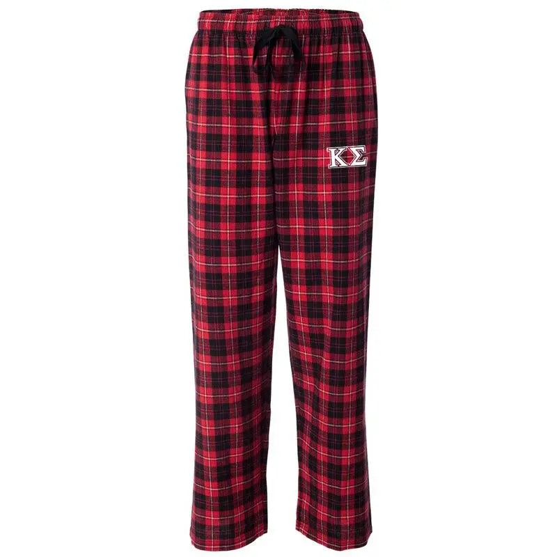 Kappa Sig Red Plaid Flannel Pants