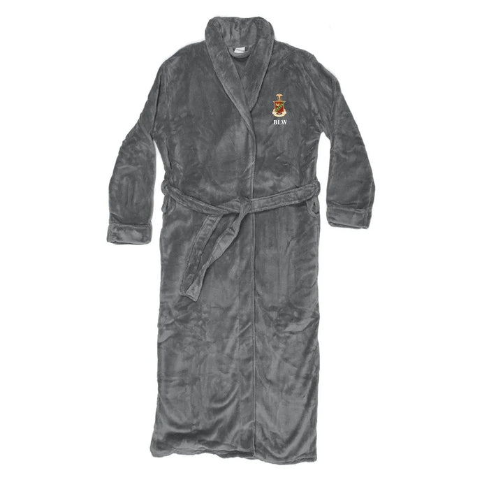 Kappa Sig Personalized Charcoal Ultra Soft Robe - Kappa Sigma Official Store