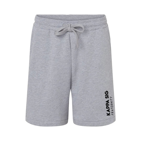 New! Kappa Sig Grey 9" Sweatshorts